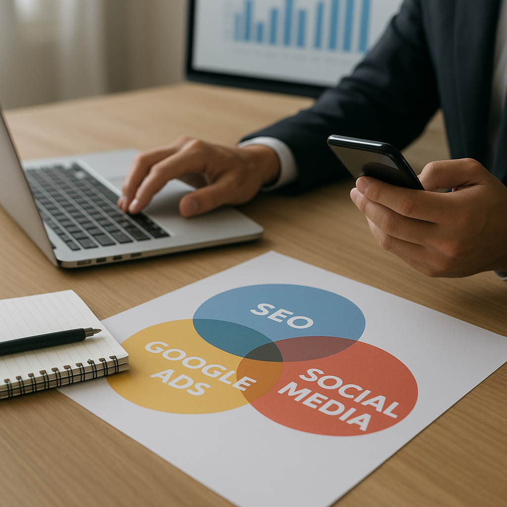 Jak połączyć działania SEO, Google Ads i social media w jednej strategii