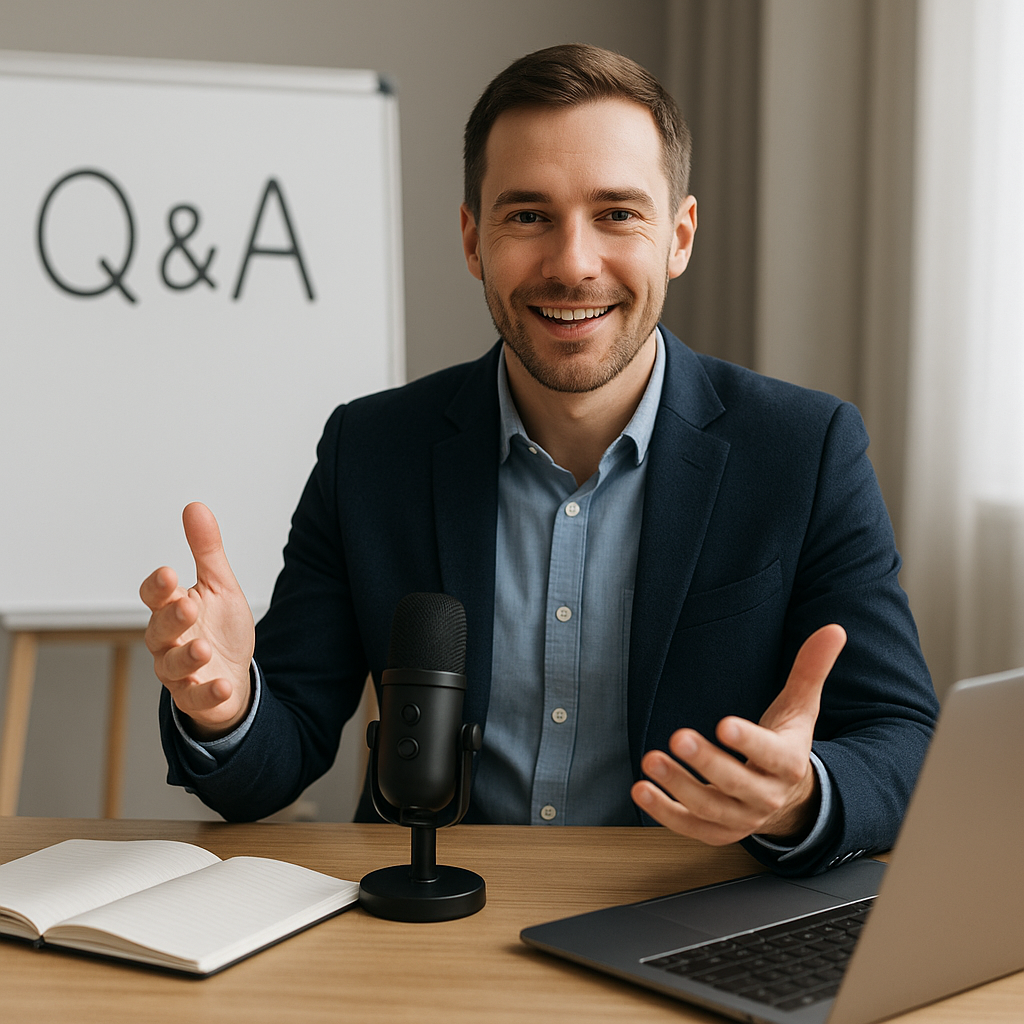 Jak prowadzić Q&A i webinary angażujące odbiorców